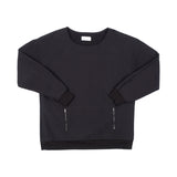 Scoop Neck French Terry Sweater